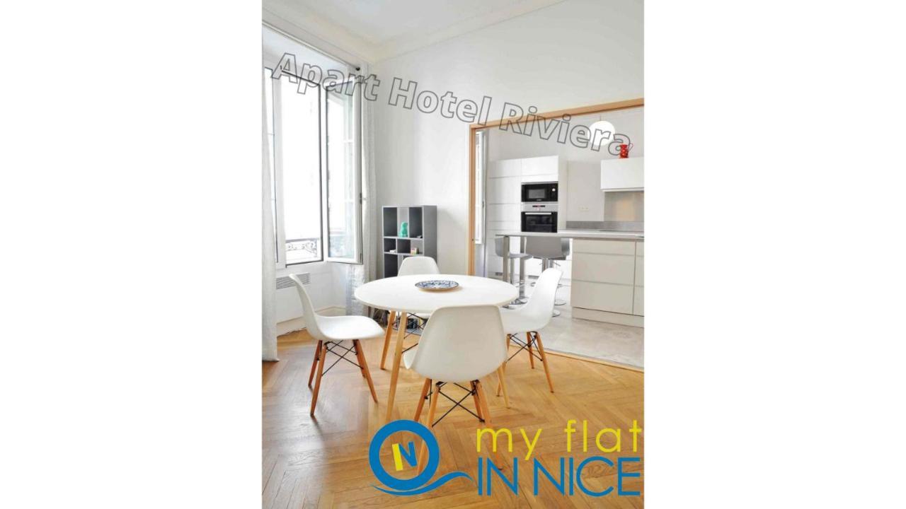 Aparthotel Riviera - 2 Minutes De La Plage - Exceptionnel 2 Chambres Ac - Balcon Meyerbeer 1 Nice Exterior foto